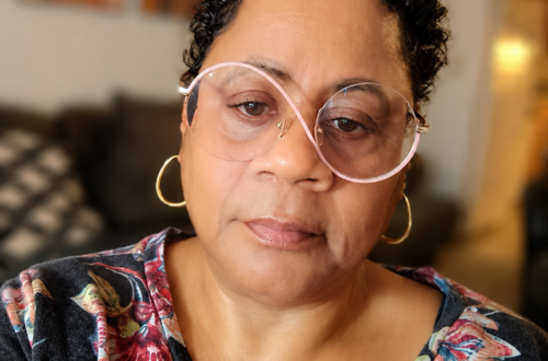 Portrait of Tangye Ward for a personal essay about writing, reinvention, and building a life where her voice does not have to ask permission.